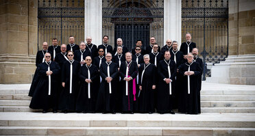 Gruppenbild der Augustiner-Chorherren in Klosterneuburg 2024