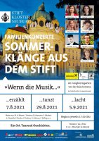 Sommerklänge im Stift Klosterneuburg Plakat