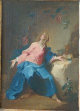 GM 896 Christus unter Weinranken (Allegorie der Eucharistie) - Joseph Winterhalter der Jüngere