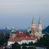 Stift Klosterneuburg mit Blick auf Wien